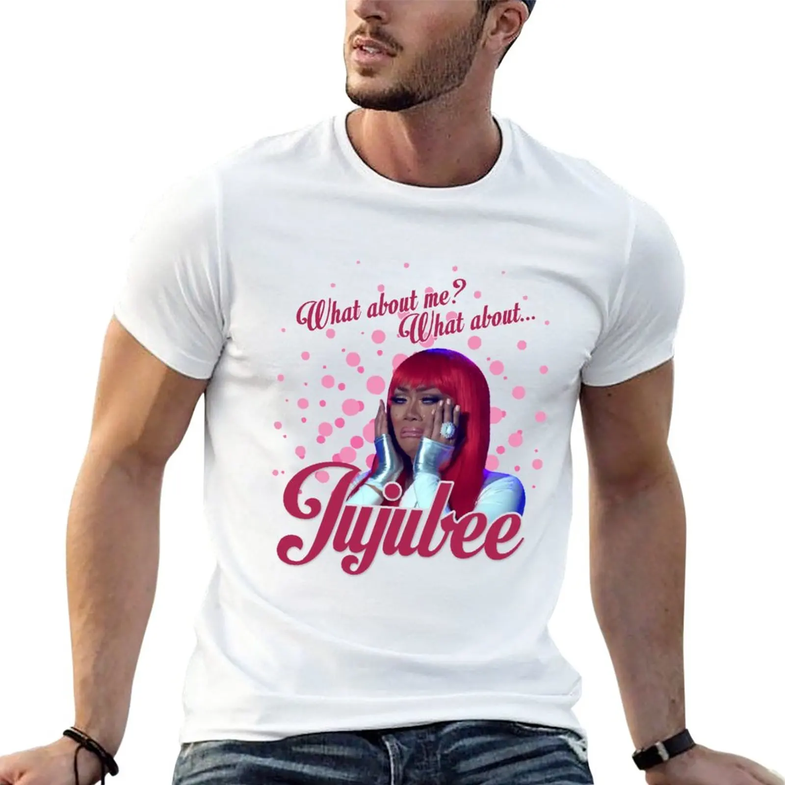 

Как насчет Jujubee  Футболка мужская одежда большие и высокие футболки для мужчин