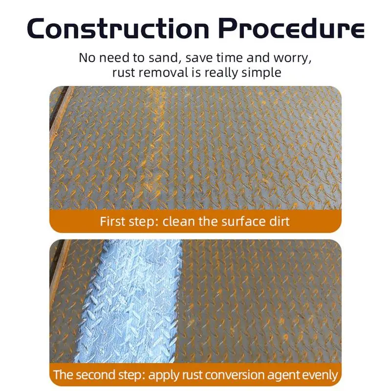 Rust Conversion Agent Waterproof Metal Anti-Rust Conversion Paint Rust Remover For Metal Anti-Rust Coating