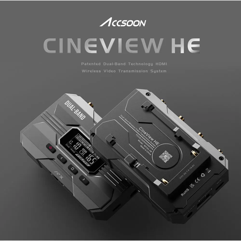 ACCSOON CineView HE HDMI&UVC 受送信セット Amazon.com: ACCSOON CineView HE Wireless Video Transmission System