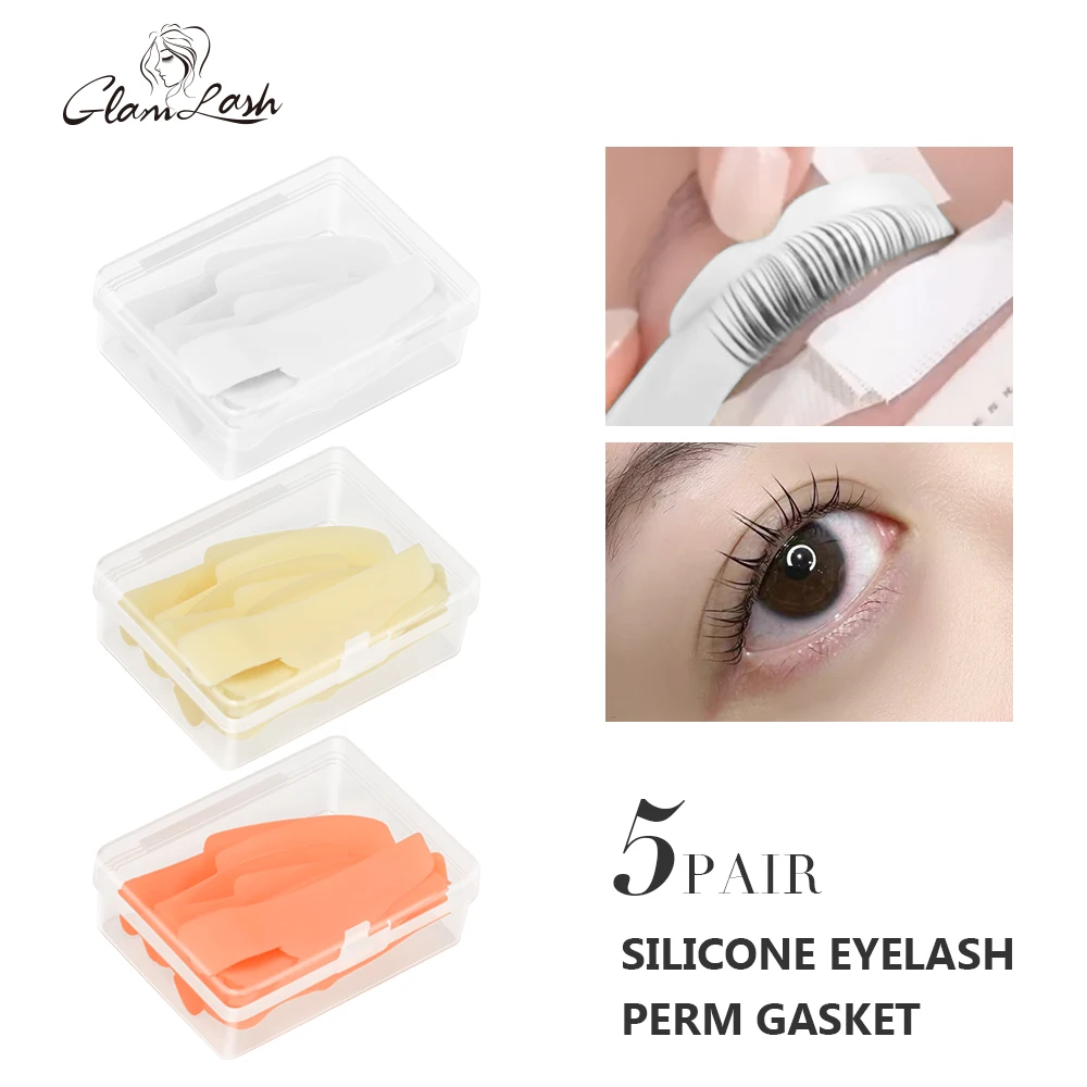 

5 пар, силиконовые бигуди GLAMLASH