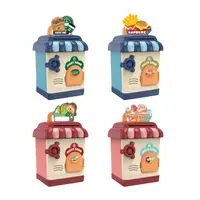 F68D Fingerprint ATM Piggy Password Code Lock Coin Cash Storage Bin for Kid Children Boy Girl Safe Box 1