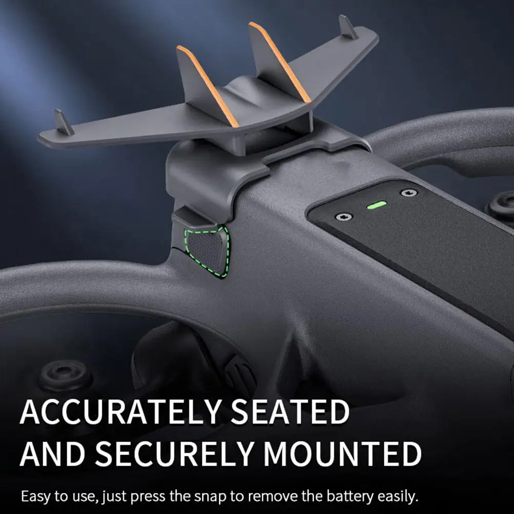 Drone Accessories Drone Repair Parts Drone Accessories Case For DJI AVATA2 Black Tail Wing Flight Tail Wing Removal Clip Quick-release Battery Protection Cover