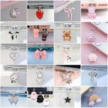 Type-C Dust Plug USB Charging Port Protector Silicone Anti-dust Plug Cover Cap for Iphone Samsung Huawei Xiaomi Phone Dustplug 1