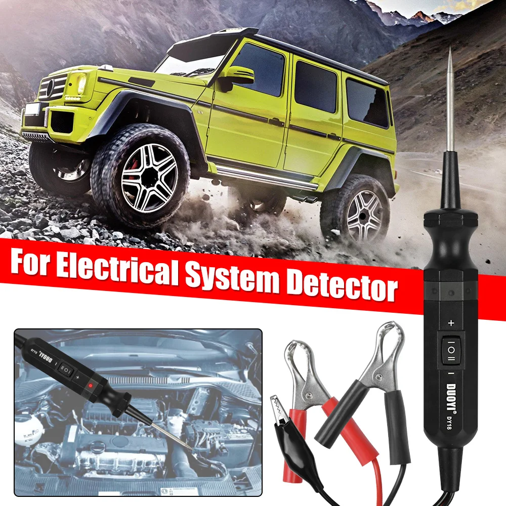 

6-24V Electrical System Diagnostic Tool Car Circuit Tester Voltage Test Power Probe Pen For Car Trailer RV Motorcycle Truck