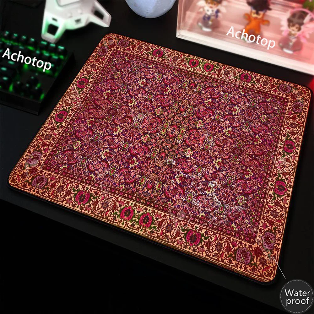 

Persian 100% Waterproof Gaming Mousepad Gamer Speed Accessories Keyboard Pads Computer Non-slip Mouse Pad XXL Notebook Mouse Mat
