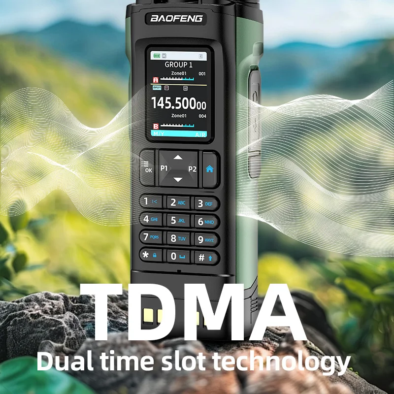 New BAOFENG DM32 Walkie Talkie DMR GPS 10W   Programming Multi Band Wireless Copy Frequency Type-C UV32 Ham 2 Way Ra 2