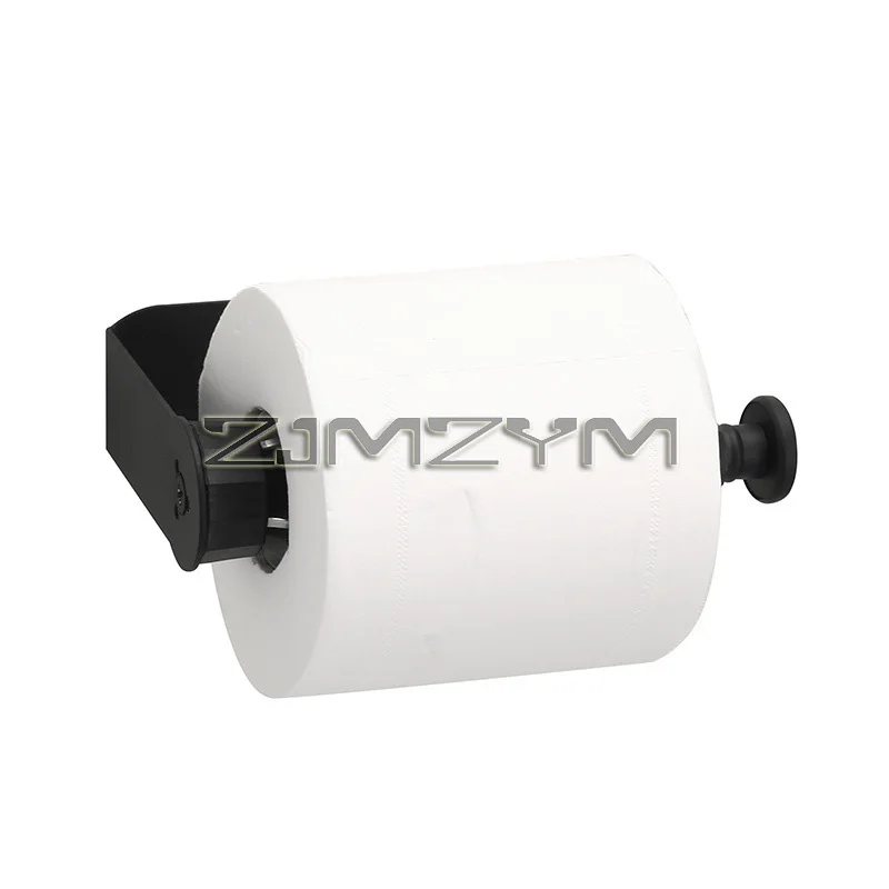 Stainless Steel Paper Towel Holder Punch-free Bathroom Toilet Paper Holder Storage Rack Kitchen Organizer Adhesive Wall Mount