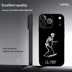 Lil Peep Hell Boy Black Frosted Soft Phone Case - iPhone 15 Plus (Z1)