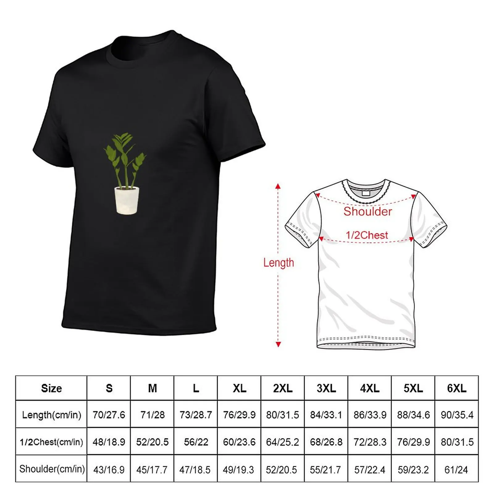 Футболка с надписью House Plant - Zamioculcas Edit, спортивный топ для фанатов, летняя мужская футболка большого размера (art.: 3920c7dfbb522) - 3920c7dfbb522