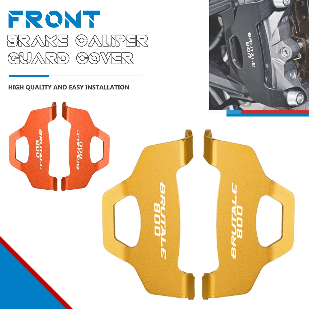 Мотоциклетные аксессуары CNC алюминиевый передний тормозной суппорт Защитная крышка для MV Agusta Brutale800 2016 2017 Brutale 800 защитная крышка переднего дискового тормоза мотоцикла для mv agusta brutale 800rc 800rr 2016 2022 2021 2020 2019 2018