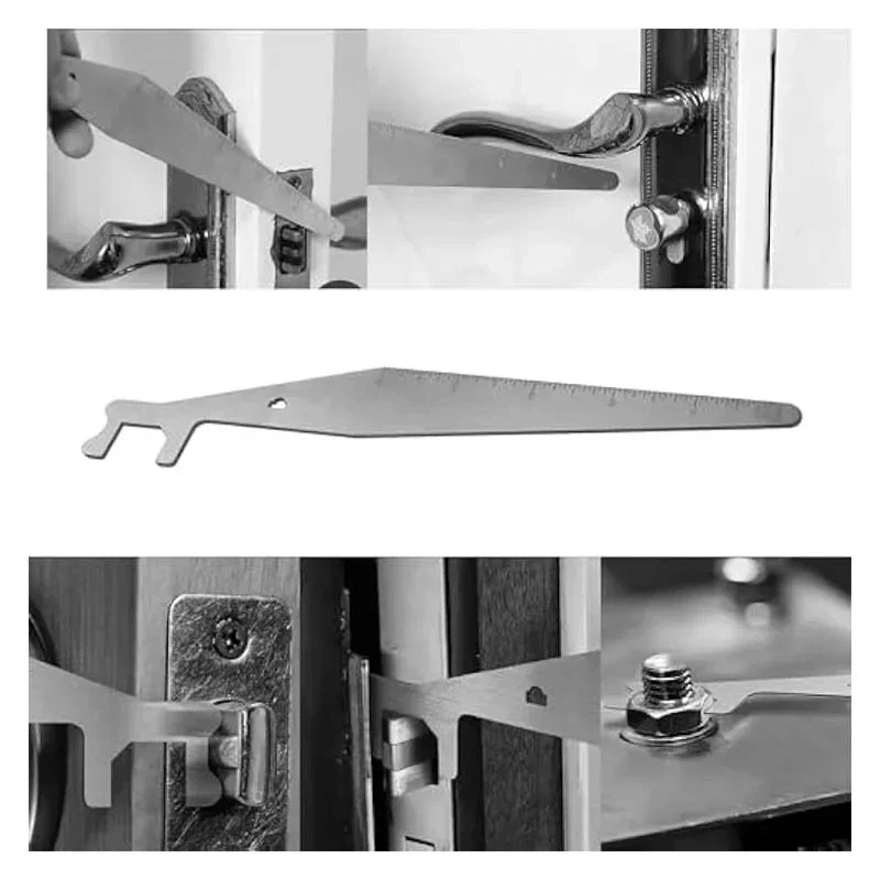 Lever Tool Multi-Purpose Stainless Steel Locksmith Tool Mini Portable Pry Bar Hand For Firefighter Police