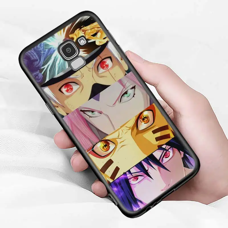 silicone cover with s pen Naruto Anime Akatsuki For Samsung Galaxy J8 J7 Duo J6 J5 Prime J4 Plus J3 J2 Core 2018 2017 2016 Silicone Phone Case Coque samsung silicone