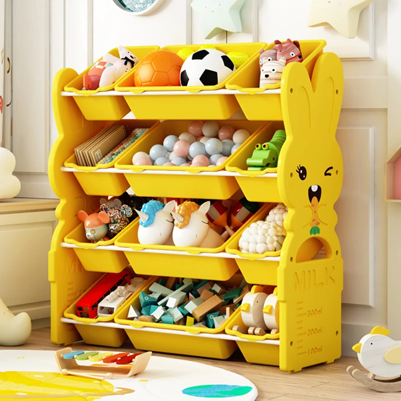 Children's toy rack baby sorting cabinet picture book bookshelf toys  classification multilayer shelf storage
