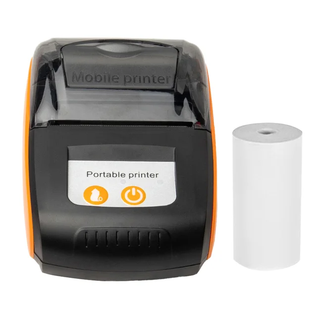 Stampante Termica Portatile 58mm PT280 - Bluetooth, USB, Con 11 Rotoli Carta, Per Android/Windows