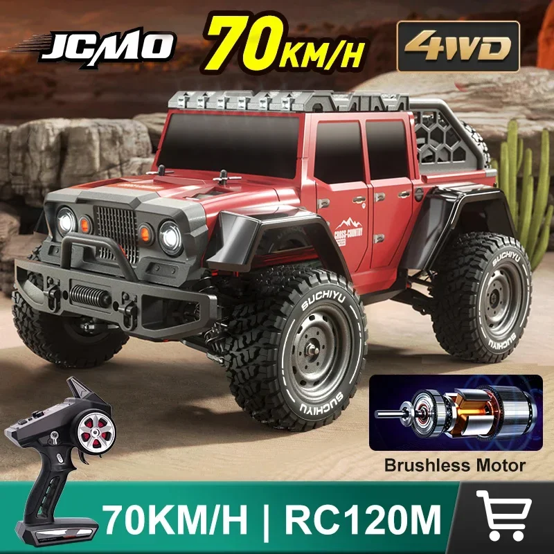 

1/16 4x4 Off-Road Rc Car 4WD Brushless Drift Truck 70KM/H High-Speed Remote Control Electric Vehicle Toys for Boys Gifts THELINK