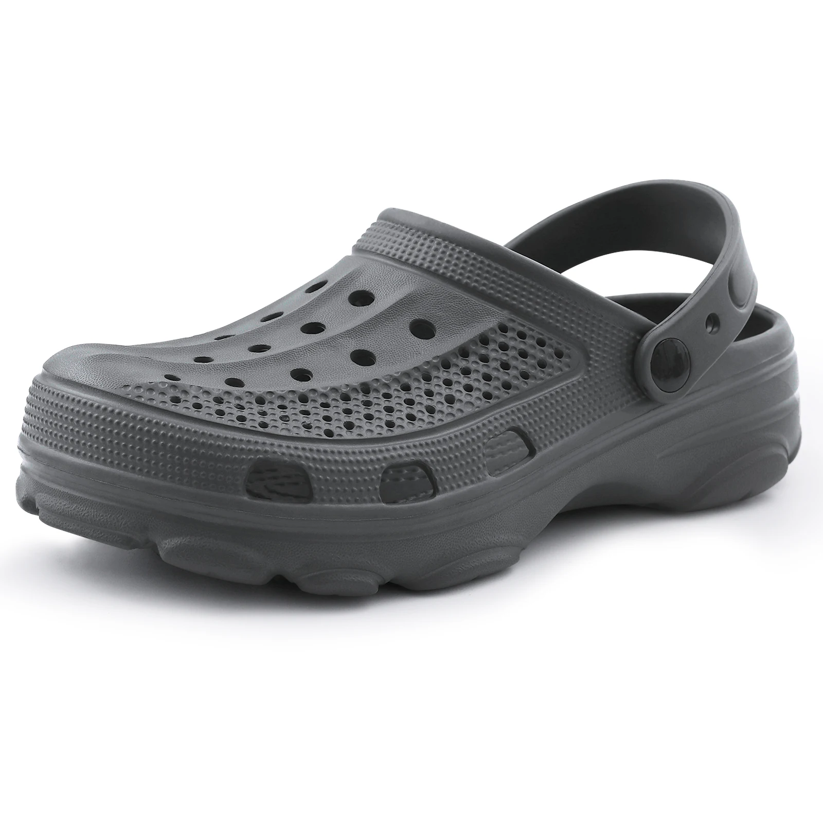 Comwarm Herren Clogs Hausschuhe Atmungsaktive Gartensandalen Rutschfeste Komfort-Strandschuhe Herren Sandalen für Innen und Außen Freizeitschuhe zum Angeln – Detail 13