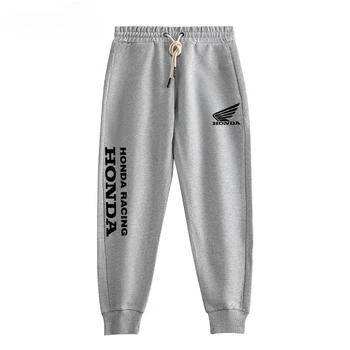 Moda HONDA Honda Pantaloni sportivi da moto non doppi Gold Wing Pantaloni sportivi Leggings da uomo Pantaloni in cotone primaverili e autunnali da uomo 1