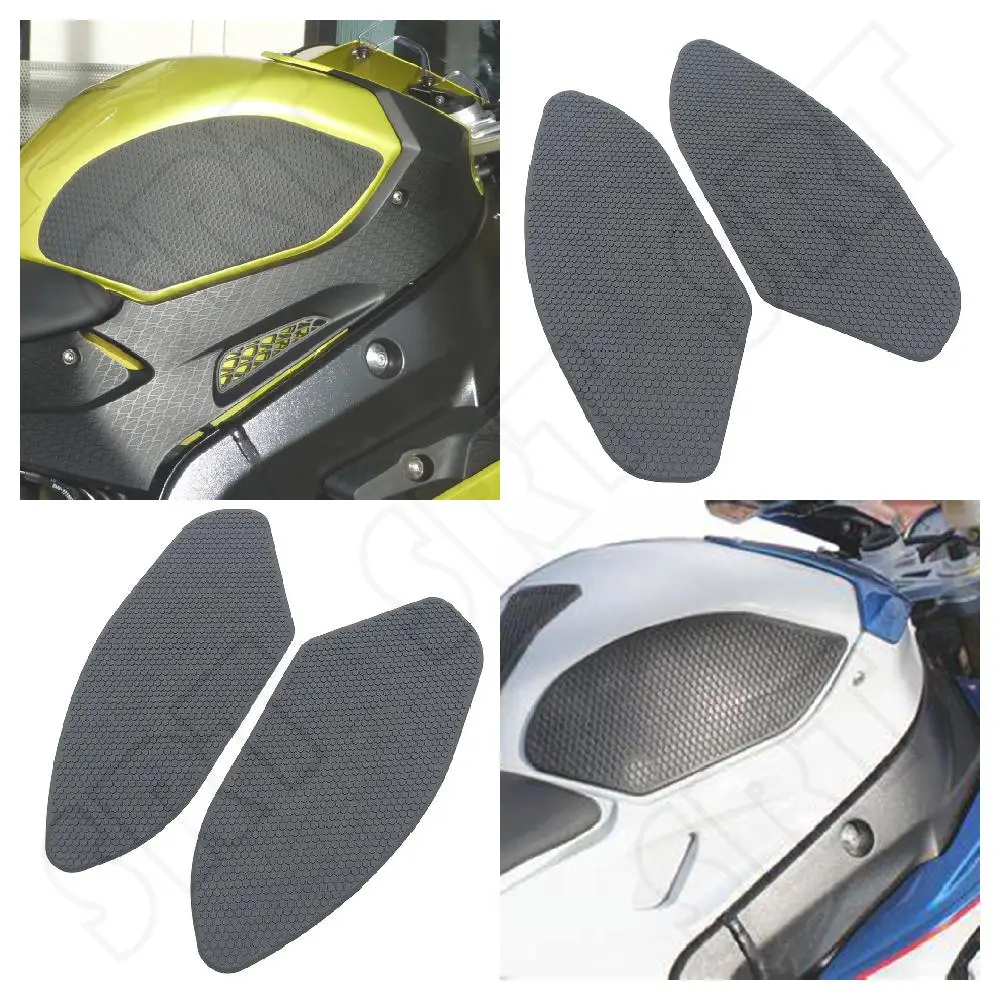 Fits for BMW S1000RR HP4 S1000R S1000 R RR ABS 2009-2018 Motorcycle TankPad Side Fuel Tank Traction Knee Grips Anti Slip Pads universal motorcycle anti slip tank pad side gas knee grip traction pads protector sticker for bmw s1000rr 2009 2018 s1000r 2014