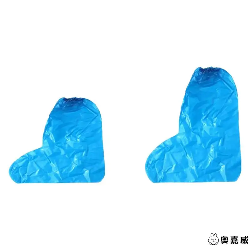 두꺼운 하이탑 레인부츠 커버, 미끄럼 방지 방수 내마모성, 남녀공용, 야외 농사용, 비 오는 날씨에 적합