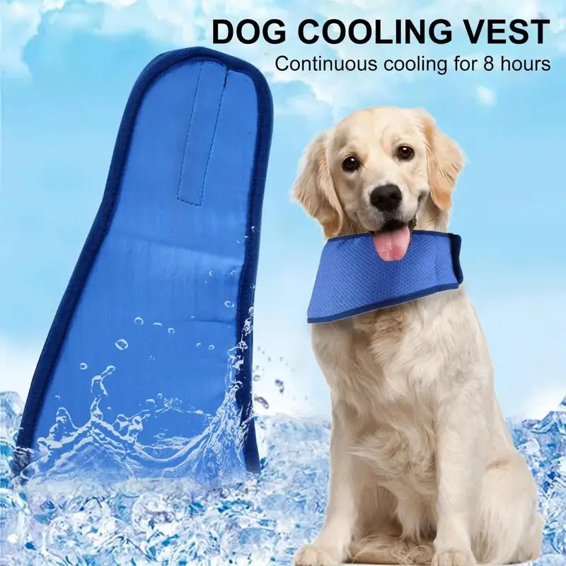

Dog Cooling Vest Dog Anxiety Vest Pet Reflective Vest Breathable Pet Cooling Towel Cooling Scarf Pet Accessories For Hot Weather