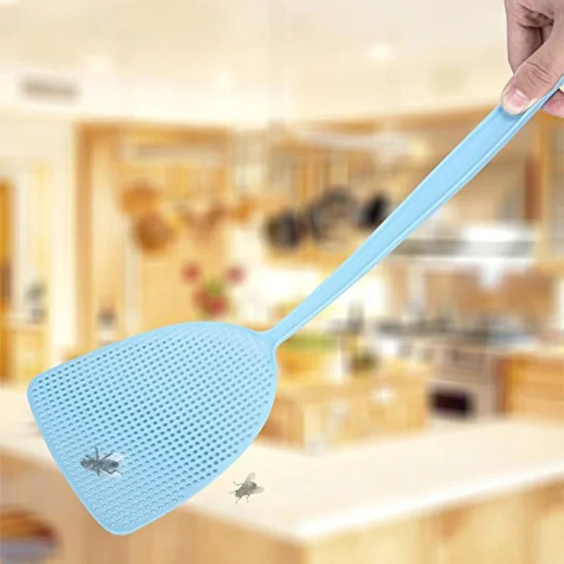 Manual Fly Swatter Home and Garden Swat Salt Gun to Kill Incept Pests Unbreakable Extended Household Glue Thickened Thick Long