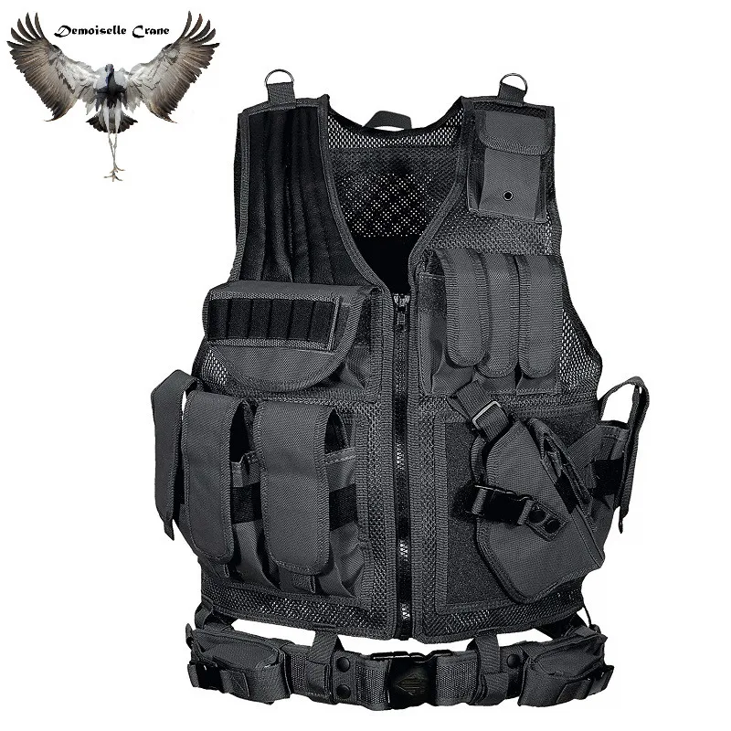 

FX-Law Enforcement Tactical Vest, Multi-pocket SWAT, Army, CS, Hunting, Camping, Hiking, Accessories