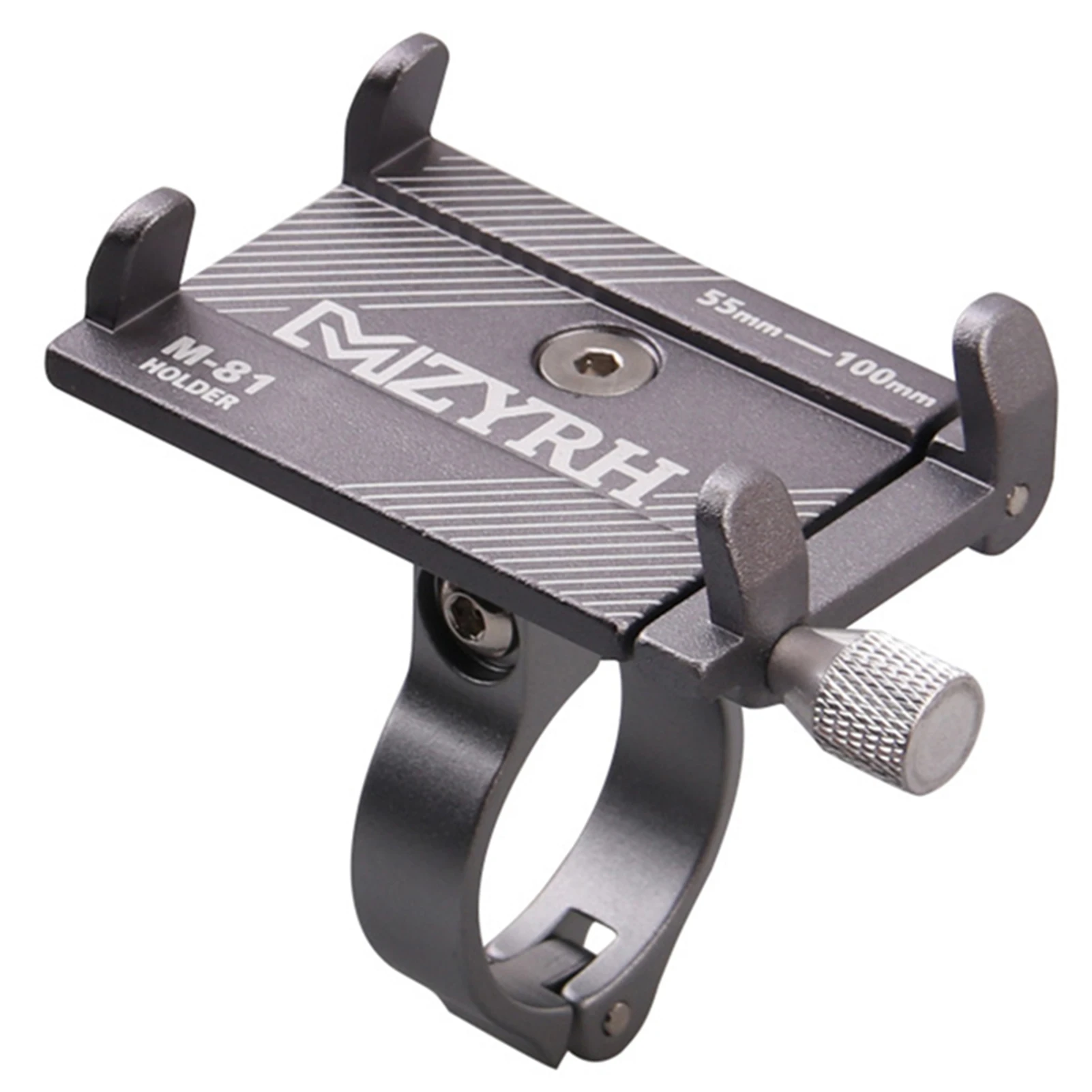 

Bicycle Phone Mount Aluminum Alloy Non-Slip Adjustable Bike Handlebar Phone Holder For Bike Bicycle