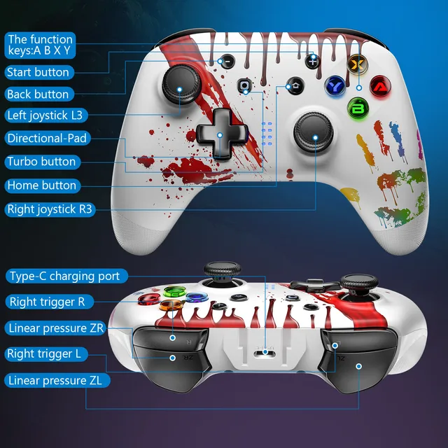 Modded an Xbox 360 controller to use a USB-C port. : r