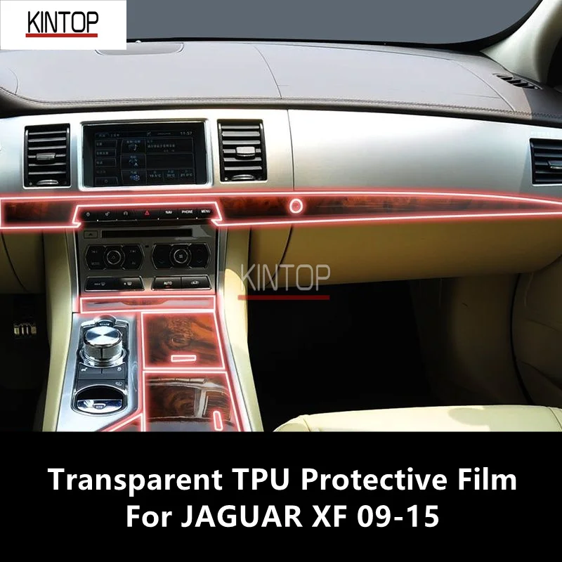 Прозрачная центральная консоль для салона автомобиля JAGUAR XF 09-15 прозрачная центральная консоль для салона автомобиля lexus lc 16 21
