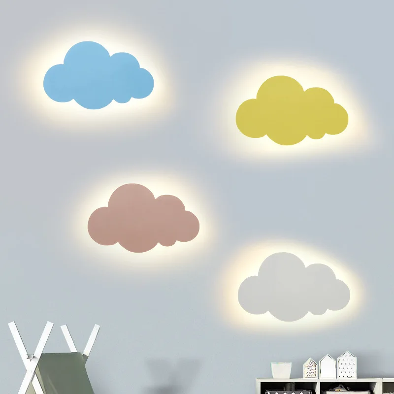 

Modern Cloud Wall Lamp Lights Led Wall Mounted Mirror Light For Living Room Children Bedroom Nordic Light Decoration Wall Lamp