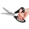 KINGCENT Pruning scissors 1peace LACE DRESS SCISSORS LETHOR TAILOR CLOTHS DESIGNER PAINT WAVE 4