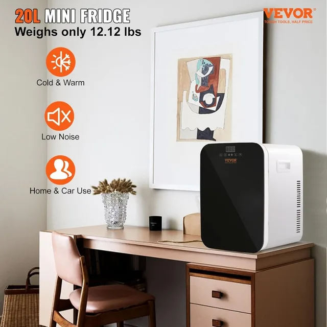 VEVOR 20L Mini Fridge for Skincare, Makeup, and Beverages 2