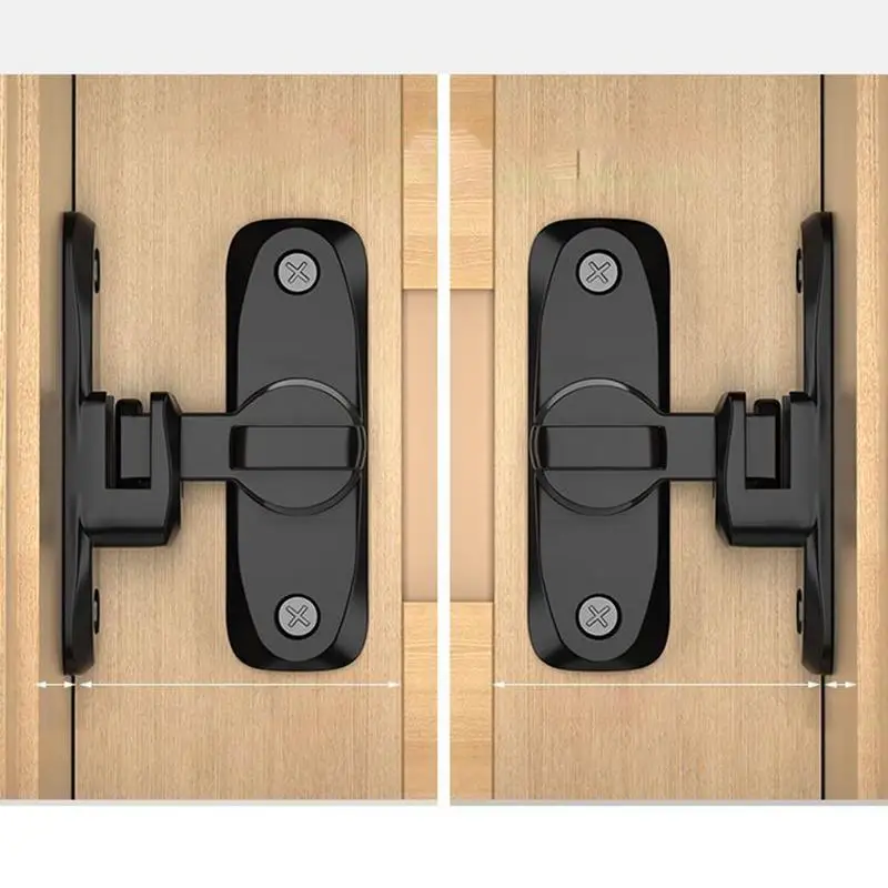 Heavy Duty Gate Latch Cabinet Latch Heavy Duty Anti-theft Hardware 90/180 Swing Door For Gate Barn Garage Garden Fence