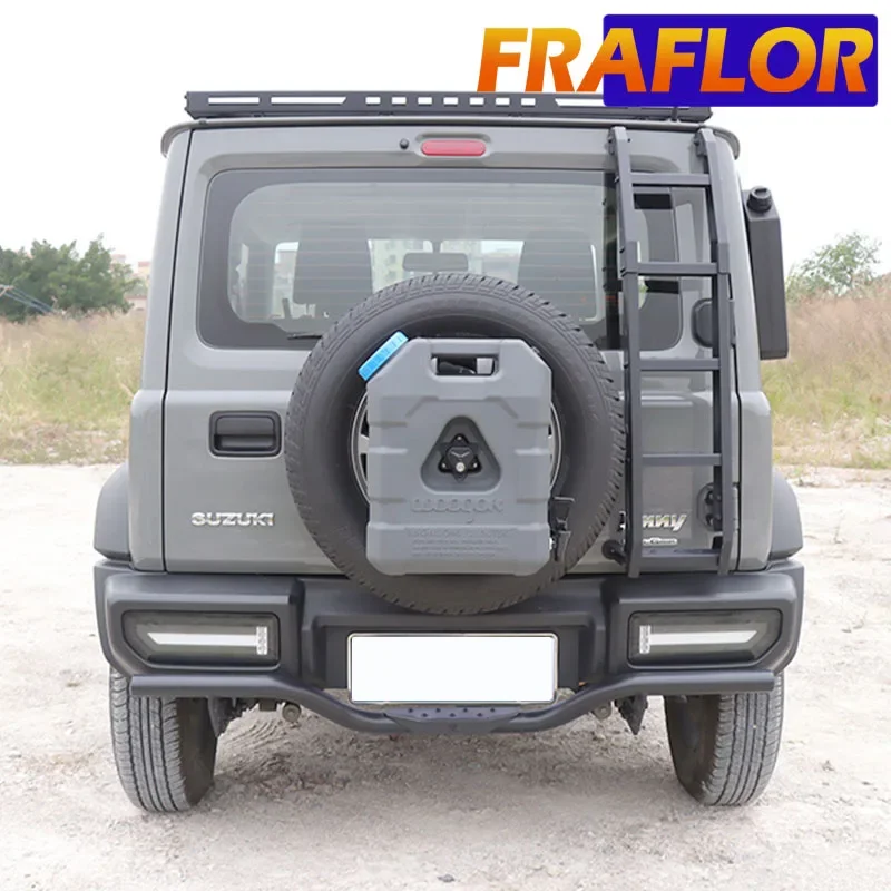 Suzuki Jimny JB64 Sierra JB74W 2019-2024 스페어 타이어 브래킷 장착 워터 버킷, 수도꼭지가있는 21L 식수 탱크