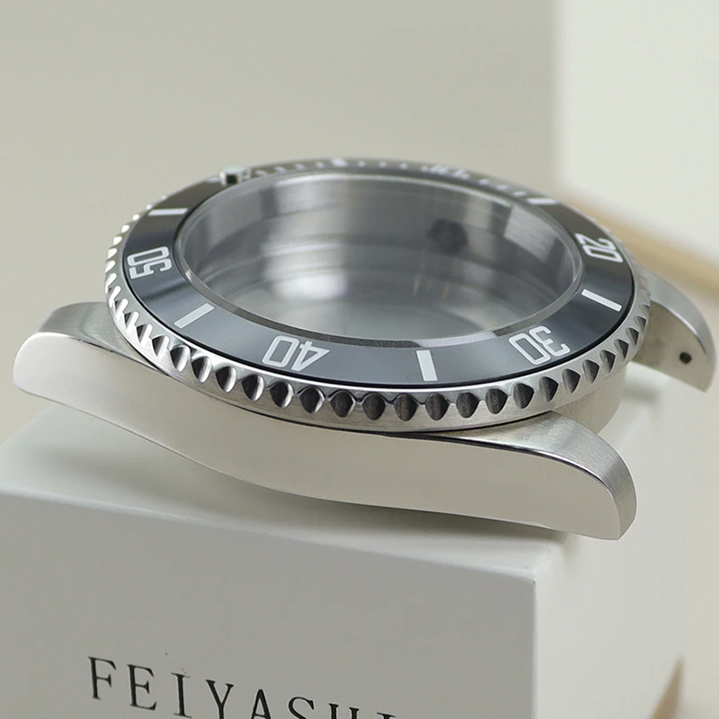 Luxury 40mm Men's Watch Case - 316L Stainless Steel, Premium Design