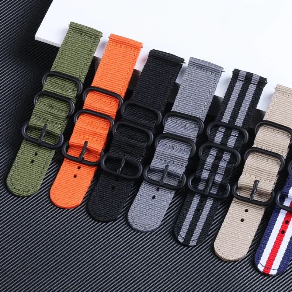 Premium Canvas Nylon Strap for Garmin Watches