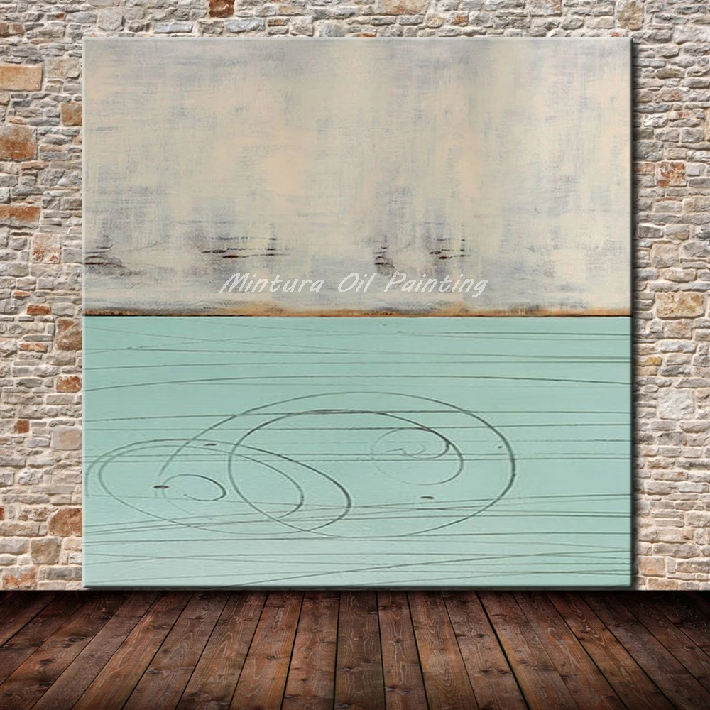 

Mintura Живопись Ручная роспись Современные Абстрактные Масляные картины на холсте, настенные картины для гостиной, домашний декор без рамки картина