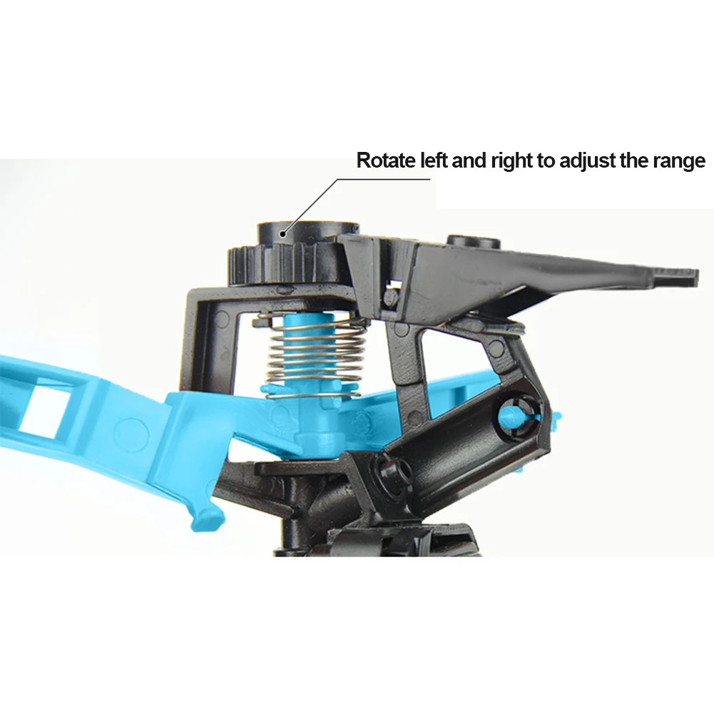 360 Degree Rotary Sprinkler Adjustable Irrigation Sprinkler Large Coverage Area Water Sprayer Water-saving for Yard Lawn Garden