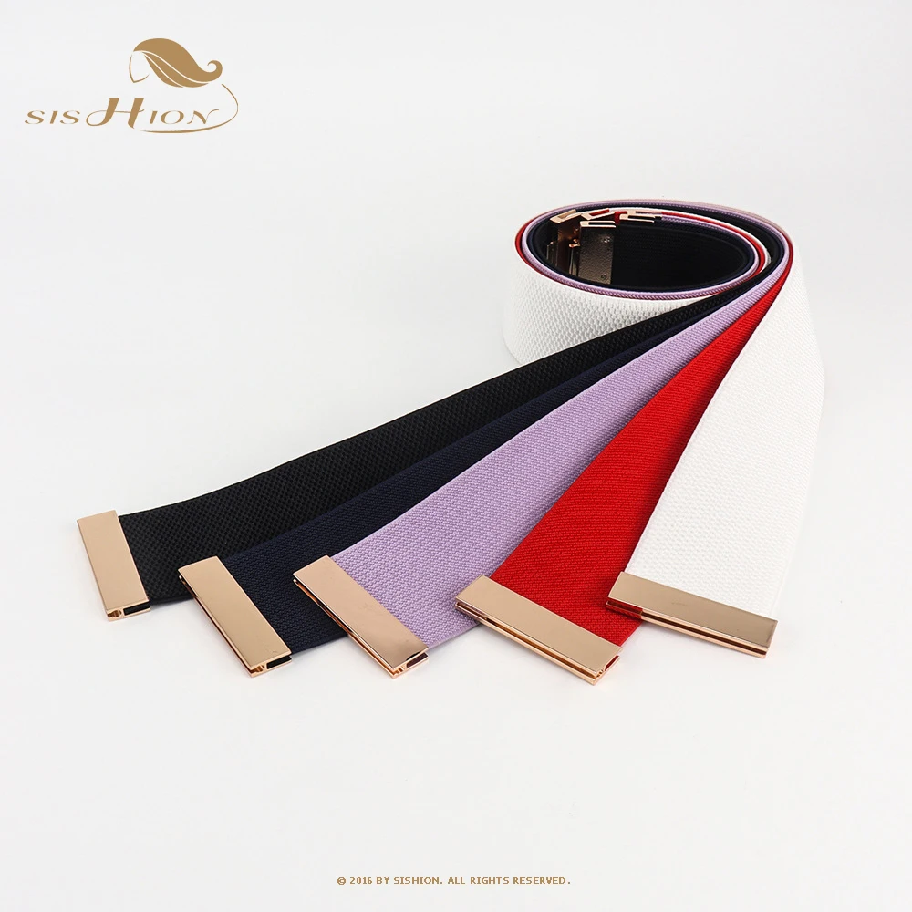 

2023 New Women Wide Stretchy Belt Fashion Vintage Elastic Female Waist Cinch Girls Cummerbund SCB0185