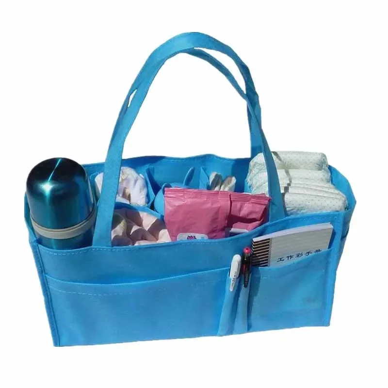 Mummy Bag Liner Portable Mummy Bag Liner Multi-purpose Non-woven 7-compartment Maternal and Child Supplies