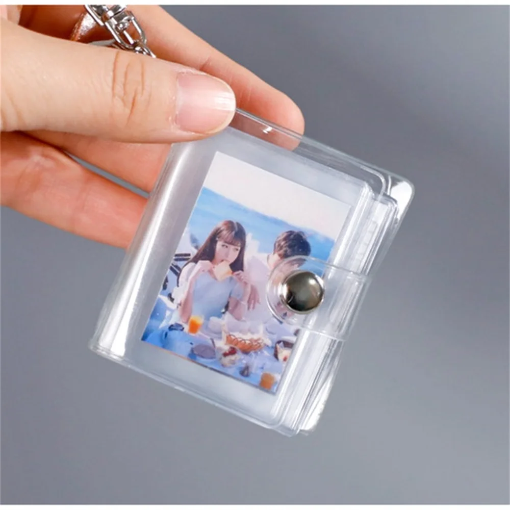 

Mini Photo Album Keychain Custom Pet Photos Couple Pictures Father's Day Key Chain Anniversay Birthday Gift Love Gift to Her
