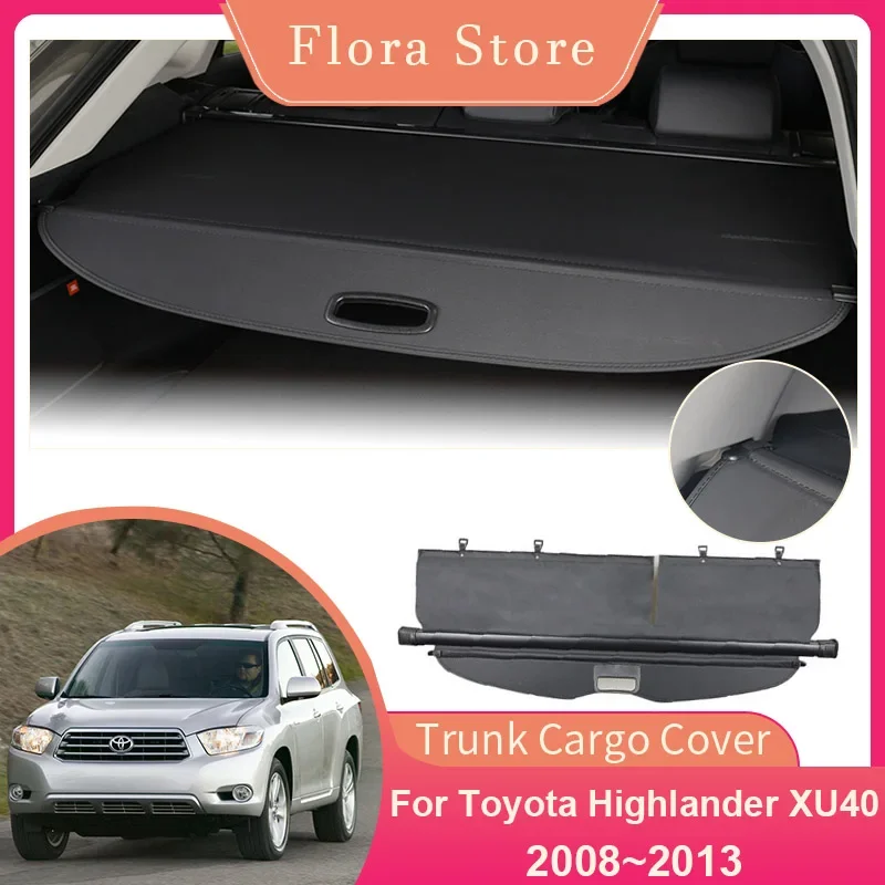 Rear-Trunk-Cargo-Cover-for-Toyota-Highlander-Kluger-XU40-2008-2013 ...