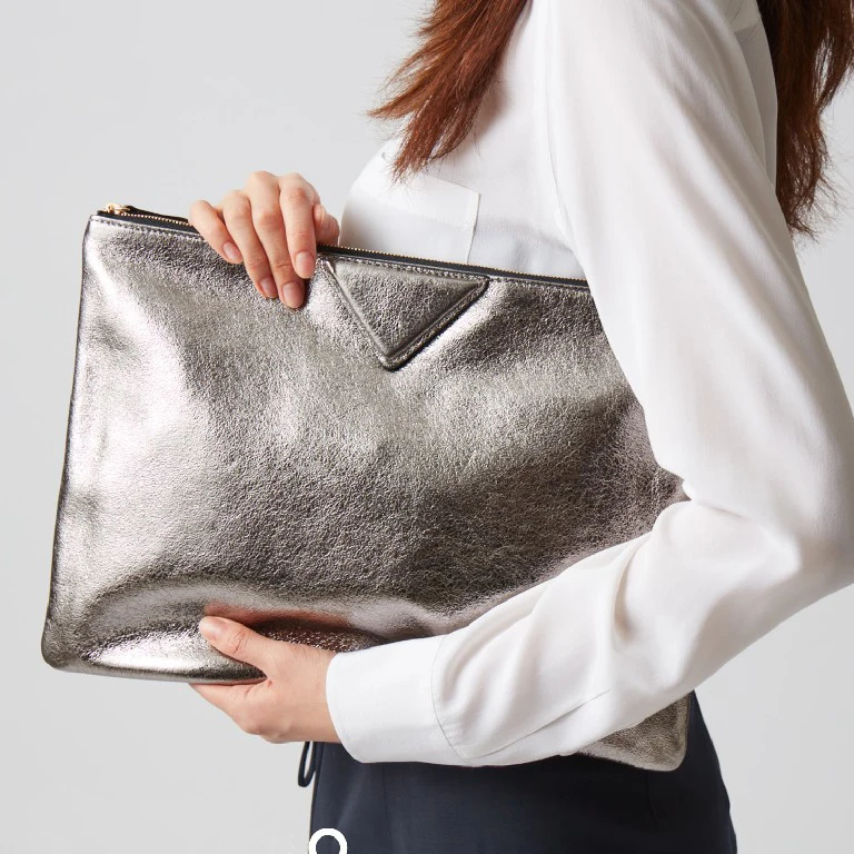 Fashion Women Clutches Oversized PU Leather Envelope Clutch Bag
