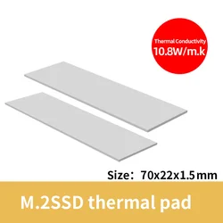 High - Performance M.2 Silicone Thermal Pad - Non - Conductive Cooling Solution for Efficient Heat Dissipation (1.5mm)