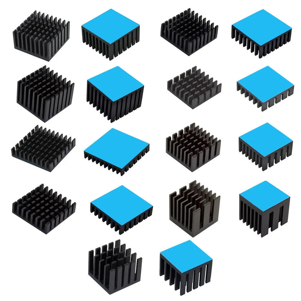 Refrigerador do Radiador de Alumínio com Fita Condutora Térmica Chip ic Eletrônico Ram Mos Refrigeração