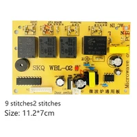 Carte universelle pour four à micro-ondes, carte mère de réparation, Circuit imprimé modifié, accessoires de remplacement de boutons Ultra-fins 6