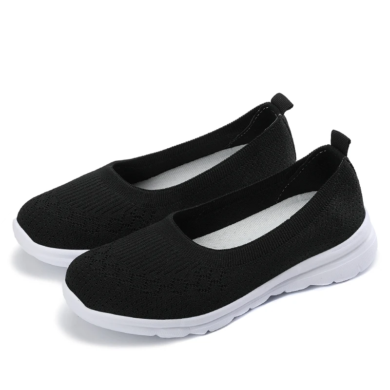 Women Shoes Flats Slip On Mesh Breathe Soft for Work
