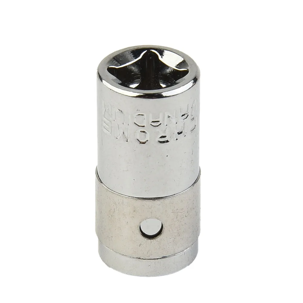 4x 1/4" Ratchet Drive Socket Adapter 6.3mm Square Drive To 1/4" Hex Shank Socket Bits Converter Screwdriver Holder Adapter 4