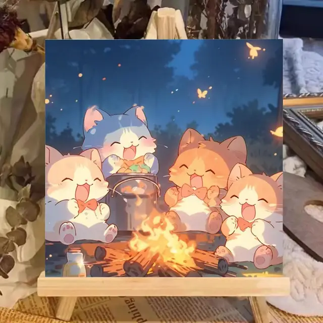 Oil Painting Package Book Cat DIY Paint By Numbers For Adults On Canvas Acrylic Paint Kit Wall Art Home Decoration Gift ﻿ 1