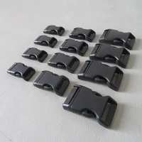 1PCS Black 15mm 20mm 25mm Plastic Release Buckle For Bag Belt Straps Pet Dog Collar Backpack Paracord Sewing DIY Accessories